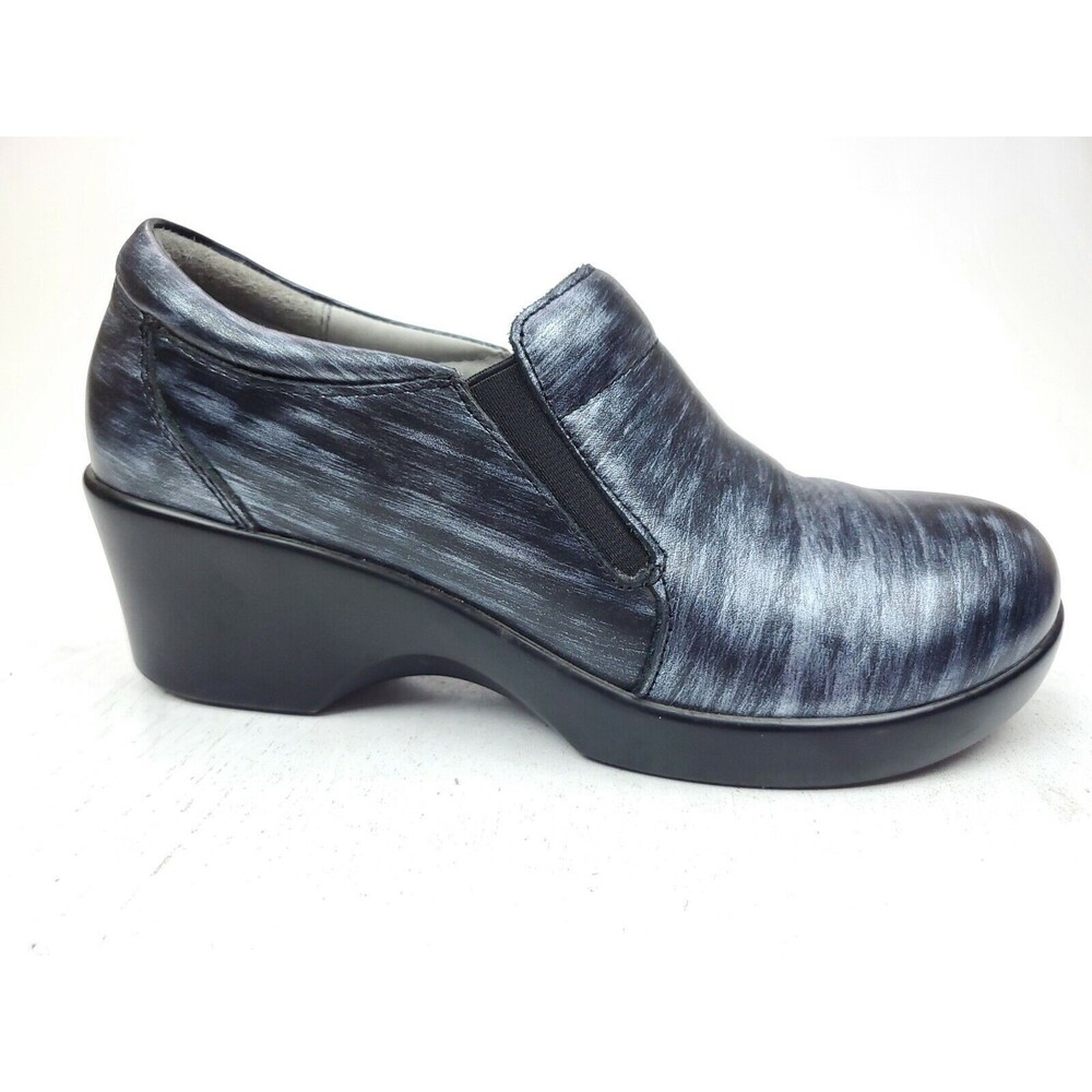 Alegria Womens ERY-827 Leather Round Toe Clog Shoes Size EUR 37 US 7-7.5